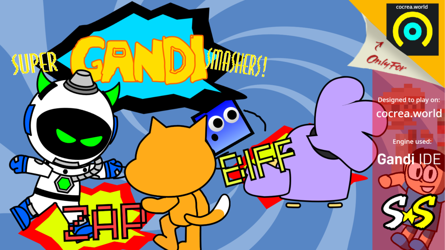 Super Gandi Smashers! by PuteraEverything(@SpriteStar) /Scratch project